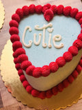 Valentine's Cookie Cake