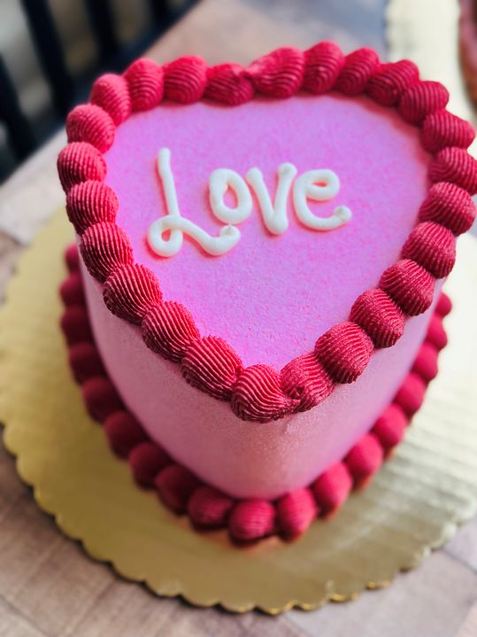 Valentine's Cookie Cake